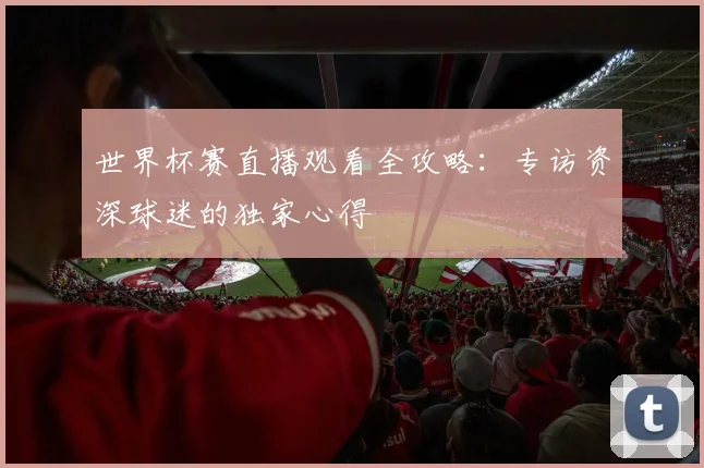 世界杯赛直播观看全攻略:专访资深球迷的独家心得